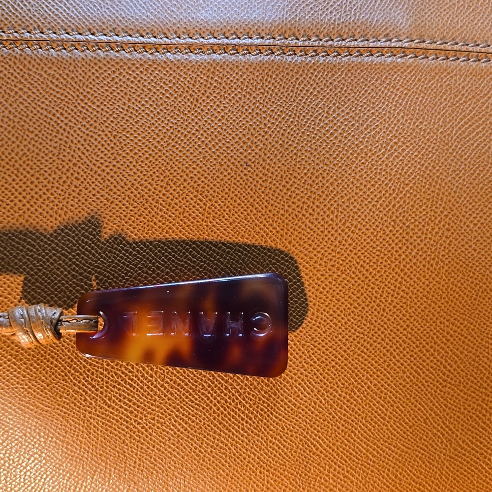 Chanel Charm Bag Tan Calfskin